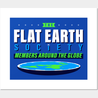 Flat Earth Joke Posters and Art